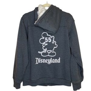 Disney Parks Disneyland Resort 55 Year Anniversary Sherpa Lined Hoodie